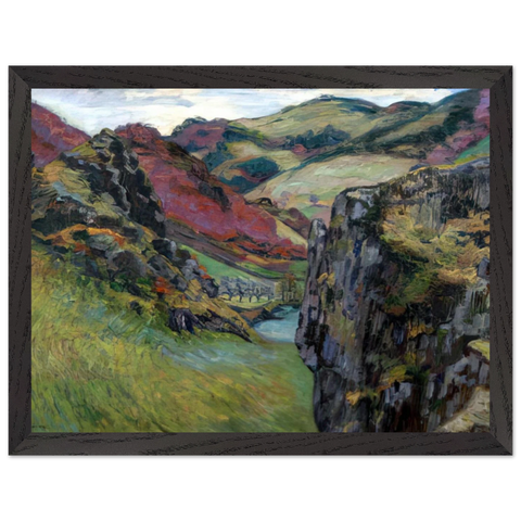 Landscape near Saint-Julien-des-Chazes by Armand Guillaumin — Framed art print at Zephyeer