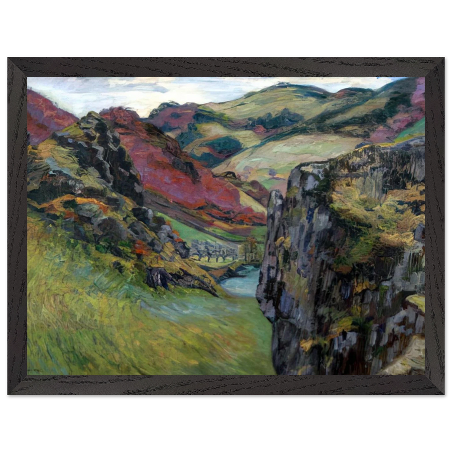 Landscape near Saint-Julien-des-Chazes by Armand Guillaumin — Framed art print at Zephyeer