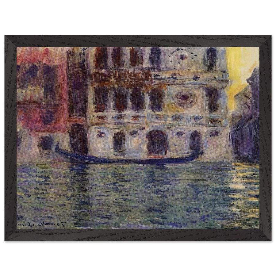 Palazzo Dario 3 by Claude Monet — Framed art print at Zephyeer