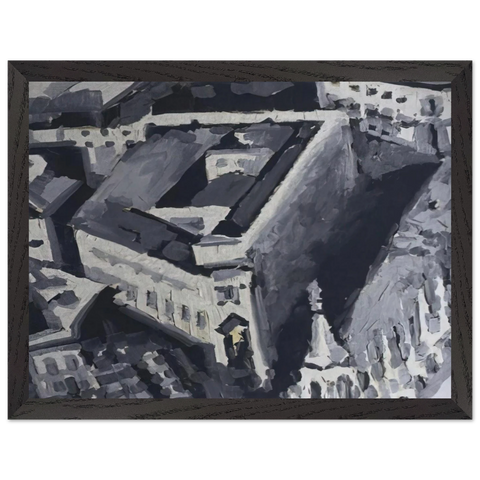 TOWNSCAPE M2 1968 by Gerhard Richter — Framed art print at Zephyeer