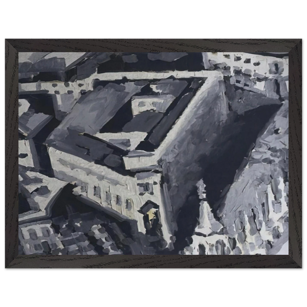 TOWNSCAPE M2 1968 by Gerhard Richter — Framed art print at Zephyeer