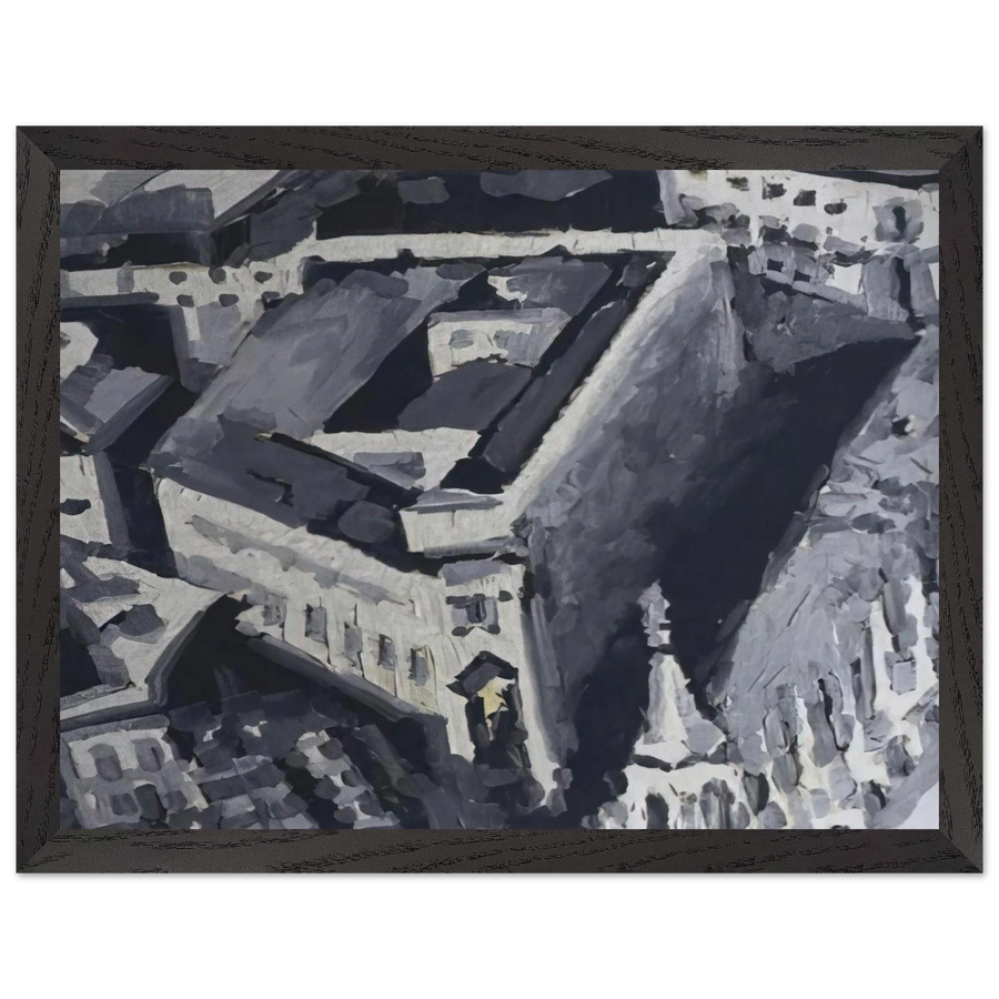 TOWNSCAPE M2 1968 by Gerhard Richter — Framed art print at Zephyeer