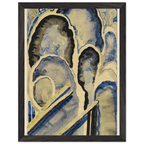 Blue-01 by Georgia O'Keeffe — Framed art print at Zephyeer