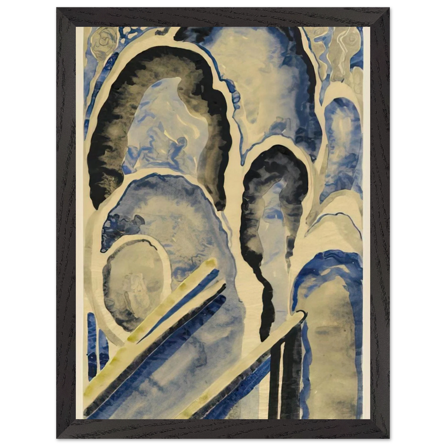 Blue-01 by Georgia O'Keeffe — Framed art print at Zephyeer