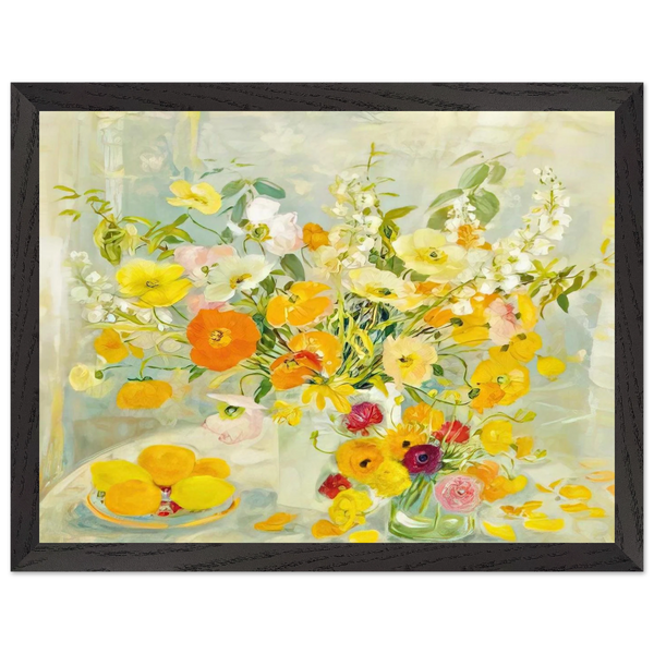 Flower Composition - Post-Impressionism by Le Pho — Framed art print at Zephyeer