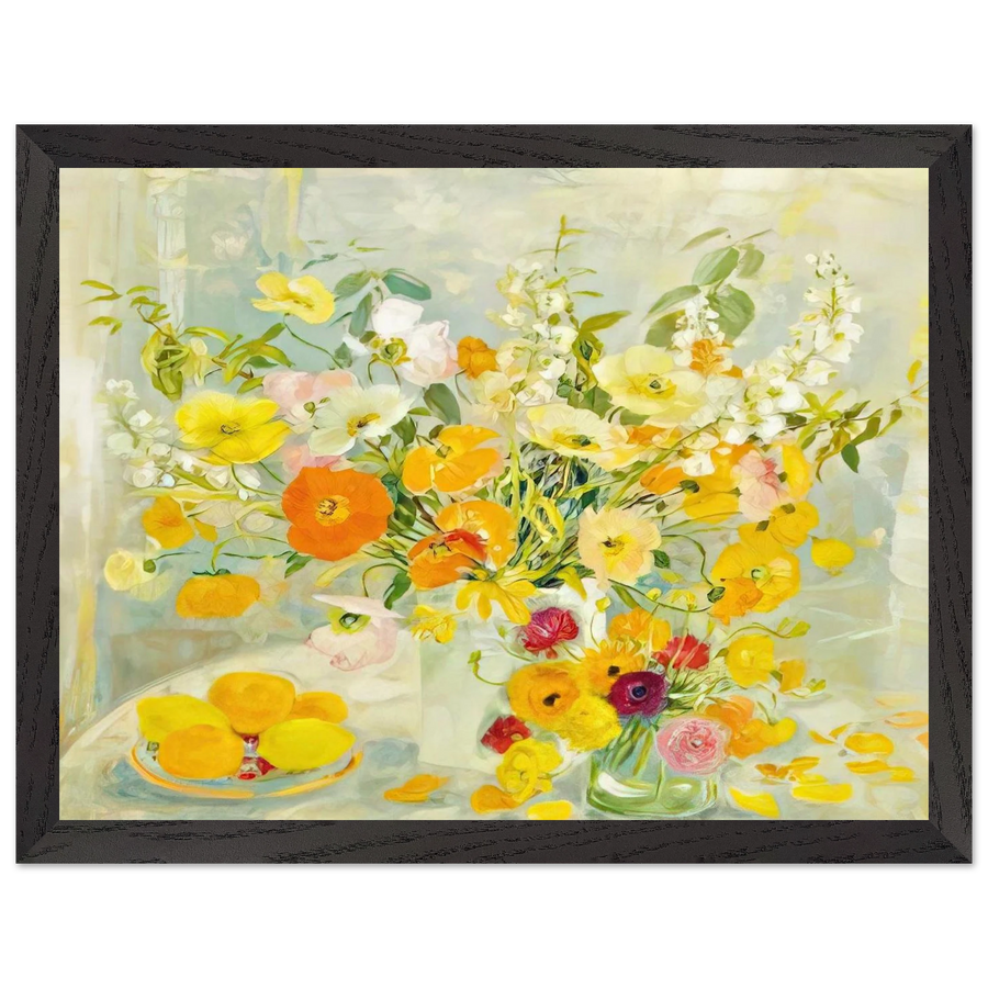 Flower Composition - Post-Impressionism by Le Pho — Framed art print at Zephyeer