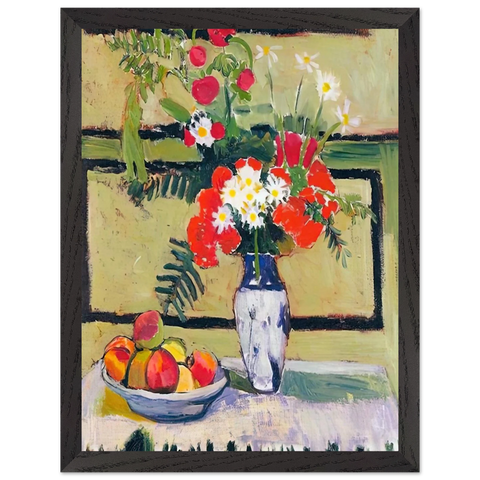 FLOWERS AND FRUIT 1909 by Henri Matisse — Framed art print at Zephyeer