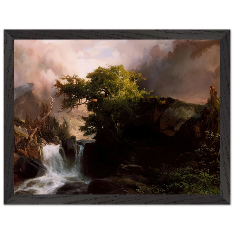 A Mountain Stream by Thomas Moran — Framed art print at Zephyeer