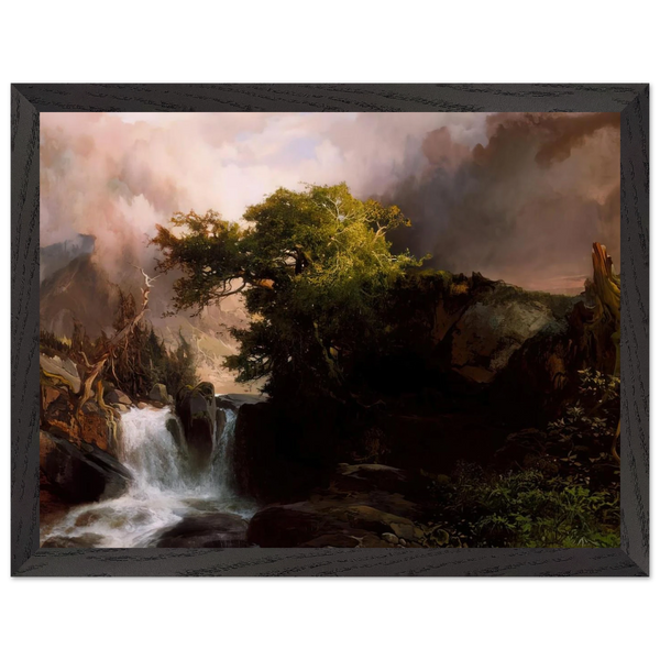 A Mountain Stream by Thomas Moran — Framed art print at Zephyeer