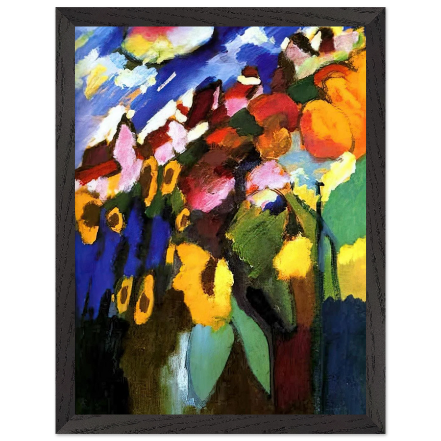 MURNAU GARDEN 1909 by Wassily Kandinsky — Framed art print at Zephyeer