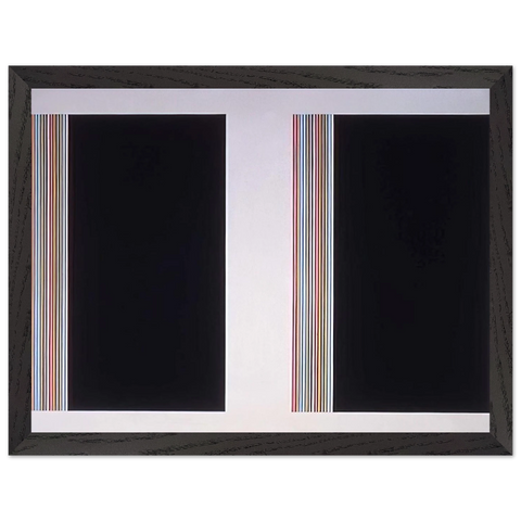 Looking Glass - Color Field Painting by Gene Davis — Framed art print at Zephyeer