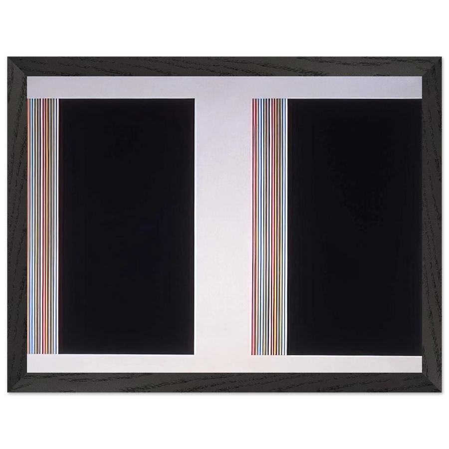 Looking Glass - Color Field Painting by Gene Davis — Framed art print at Zephyeer