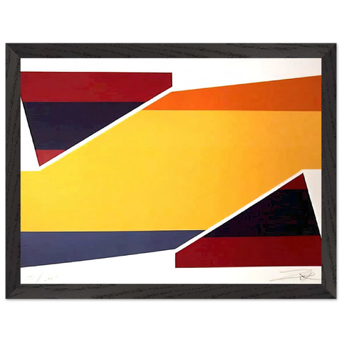 Rotation II - 1980 by Larry Zox — Framed art print at Zephyeer