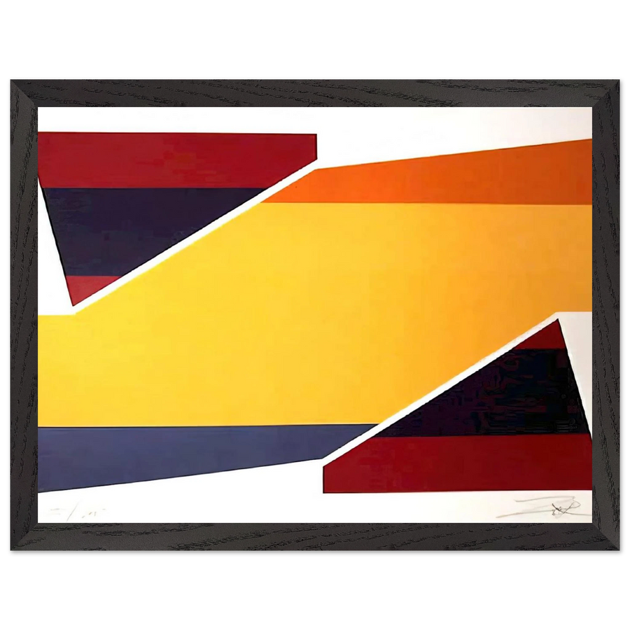 Rotation II - 1980 by Larry Zox — Framed art print at Zephyeer