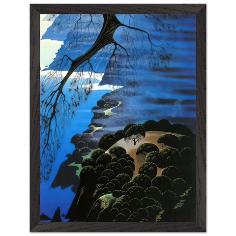 Mystical Coastline by Eyvind Earle — Framed art print at Zephyeer
