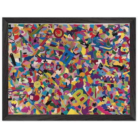 TUTTO 1988 by Alighiero Boetti — Framed art print at Zephyeer