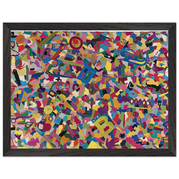 TUTTO 1988 by Alighiero Boetti — Framed art print at Zephyeer