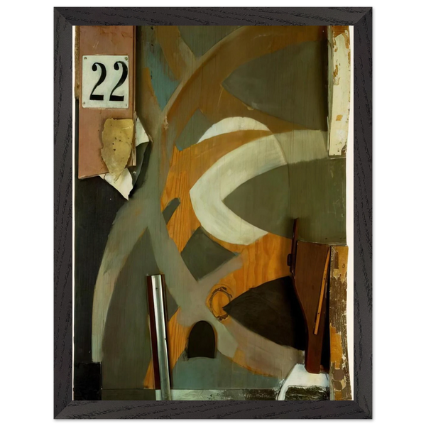 THE SPRING DOOR 1938 by Kurt Schwitters — Framed art print at Zephyeer