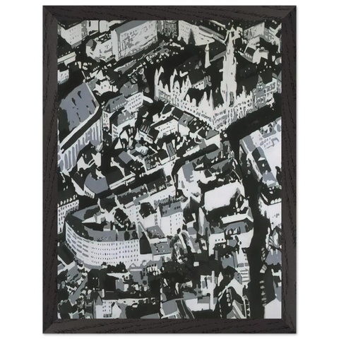TOWNSCAPE MU 1968 by Gerhard Richter — Framed art print at Zephyeer