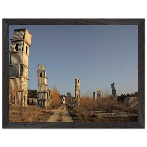 KIEFER S STUDIO COMPLEX AT BARJAC IN SOUTHERN FRANCE 2012 by Anselm Kiefer — Framed art print at Zephyeer