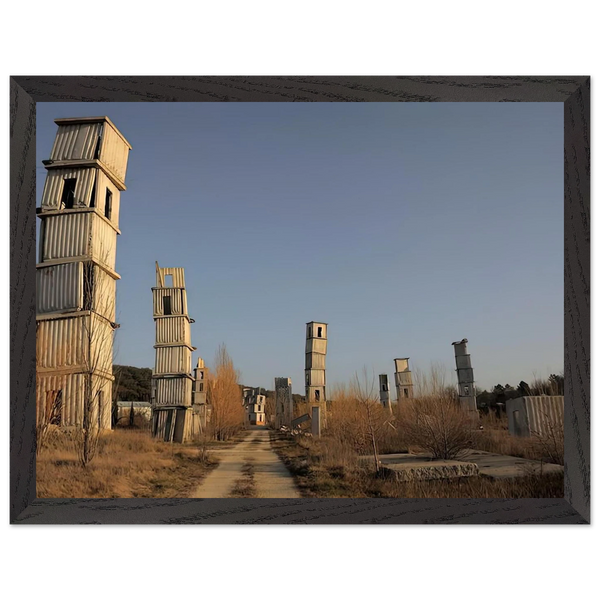 KIEFER S STUDIO COMPLEX AT BARJAC IN SOUTHERN FRANCE 2012 by Anselm Kiefer — Framed art print at Zephyeer