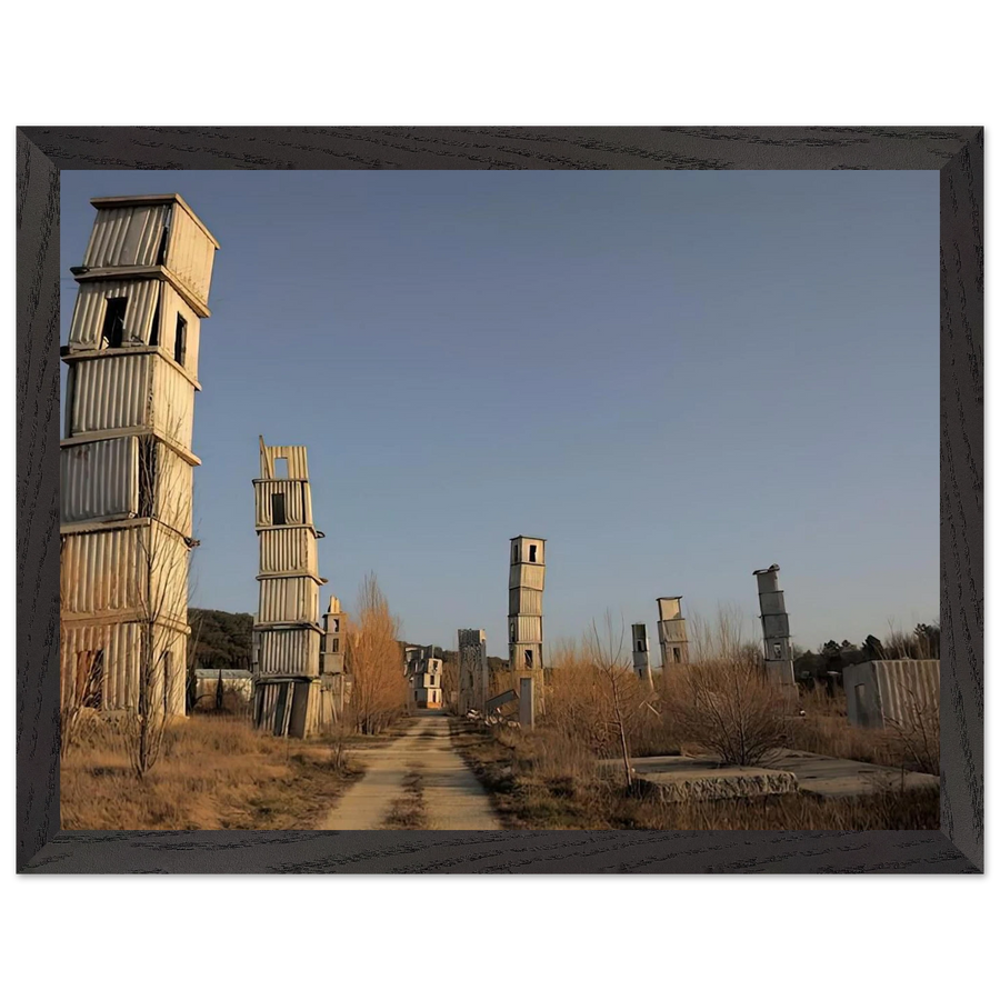 KIEFER S STUDIO COMPLEX AT BARJAC IN SOUTHERN FRANCE 2012 by Anselm Kiefer — Framed art print at Zephyeer