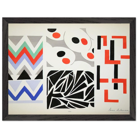 HER PAINTINGS HER OBJECTS by Sonia Delaunay — Framed art print at Zephyeer