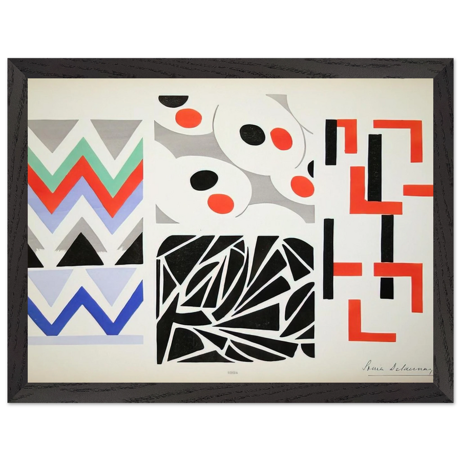 HER PAINTINGS HER OBJECTS by Sonia Delaunay — Framed art print at Zephyeer