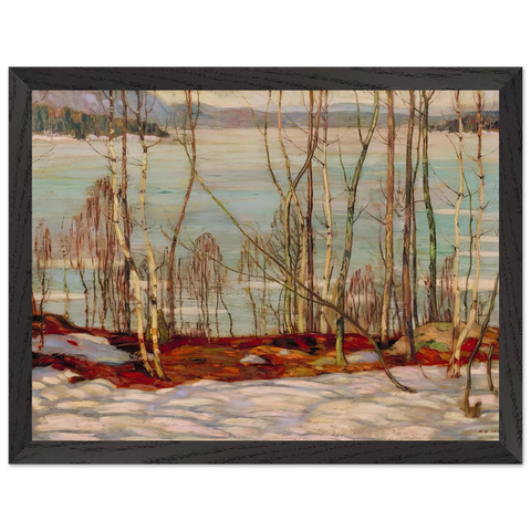Frozen Lake, Early Spring, Algonquin Park - 1914 by A.Y. Jackson — Framed art print at Zephyeer