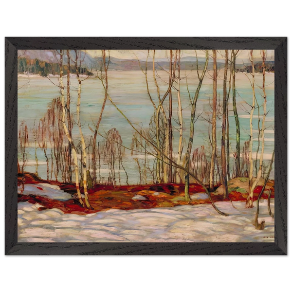 Frozen Lake, Early Spring, Algonquin Park - 1914 by A.Y. Jackson — Framed art print at Zephyeer