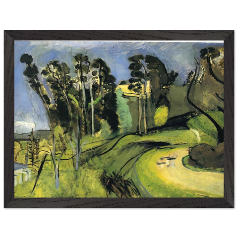 MONTALBAN LANDSCAPE 1918 by Henri Matisse — Framed art print at Zephyeer