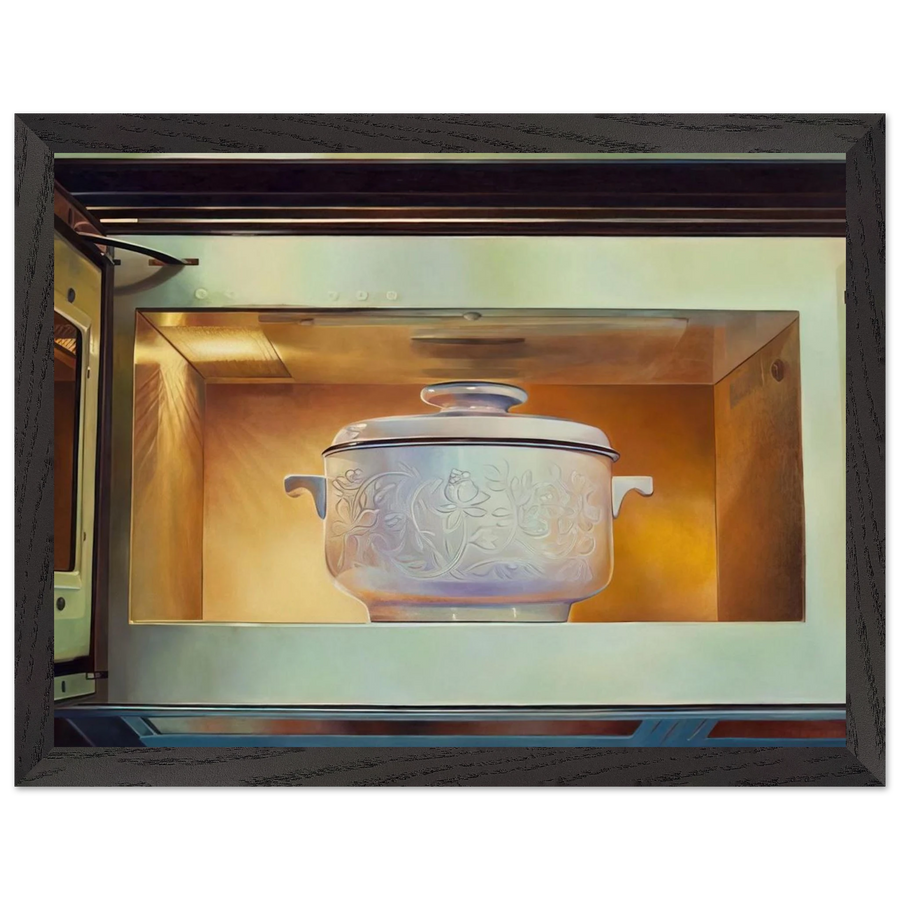 Romancing the Casserole - 1985 by Mary Pratt — Framed art print at Zephyeer