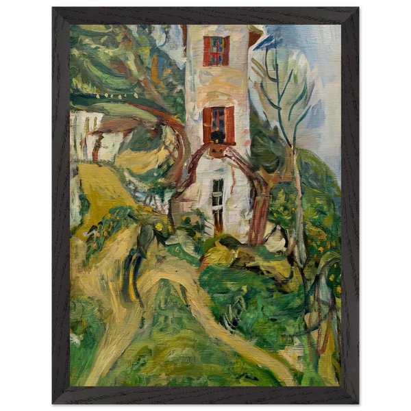 WHITE HOUSE 1918 by Chaim Soutine — Framed art print at Zephyeer