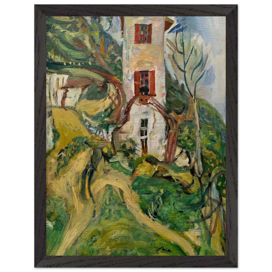 WHITE HOUSE 1918 by Chaim Soutine — Framed art print at Zephyeer