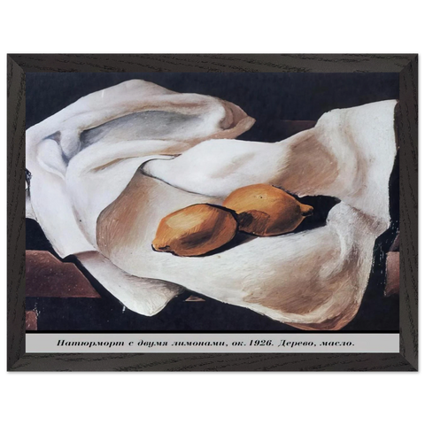 STILL LIFE WITH TWO LEMONS by Salvador Dali — Framed art print at Zephyeer