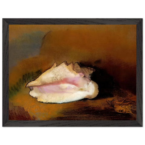 THE SEASHELL 1912 1 by Odilon Redon — Framed art print at Zephyeer