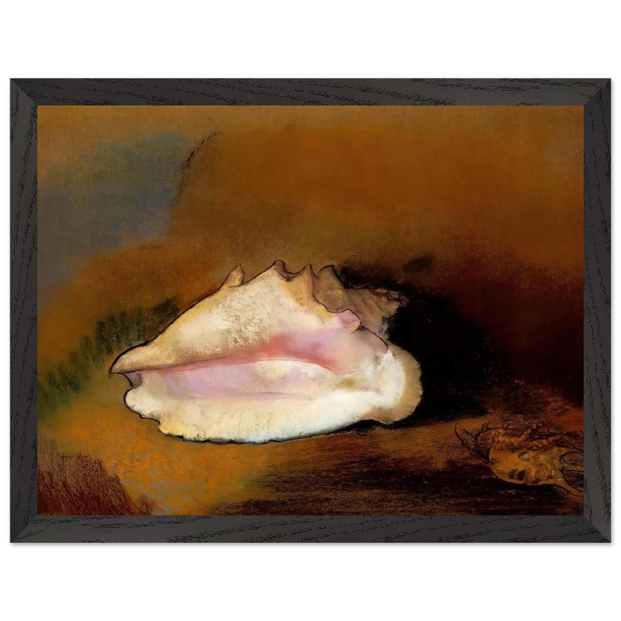THE SEASHELL 1912 1 by Odilon Redon — Framed art print at Zephyeer