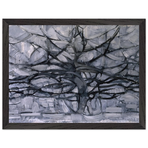 The Gray Tree by Piet Mondrian — Framed art print at Zephyeer