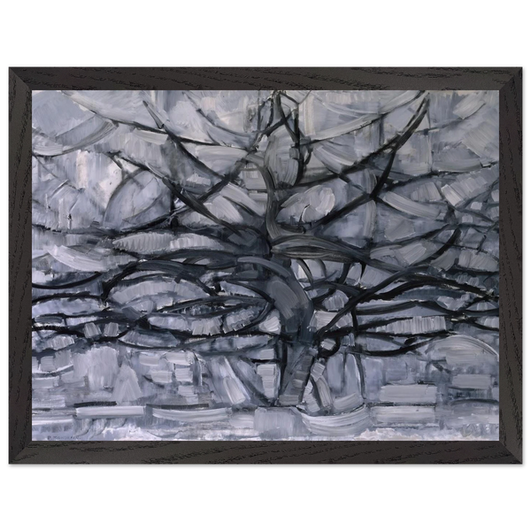 The Gray Tree by Piet Mondrian — Framed art print at Zephyeer
