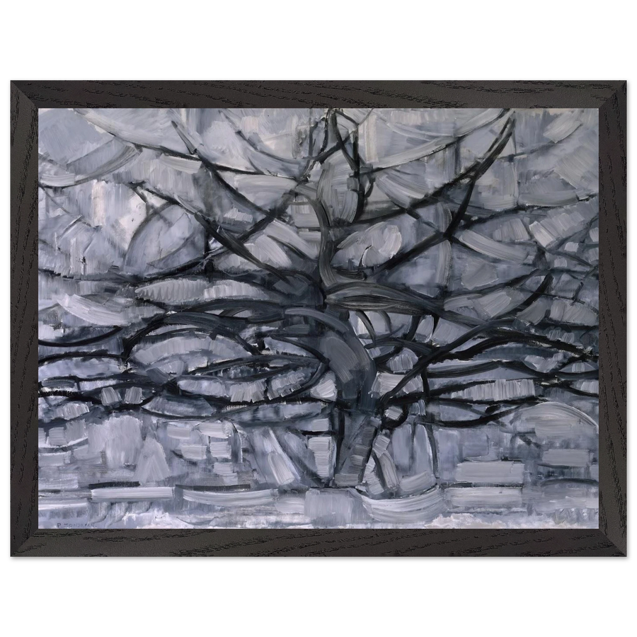 The Gray Tree by Piet Mondrian — Framed art print at Zephyeer
