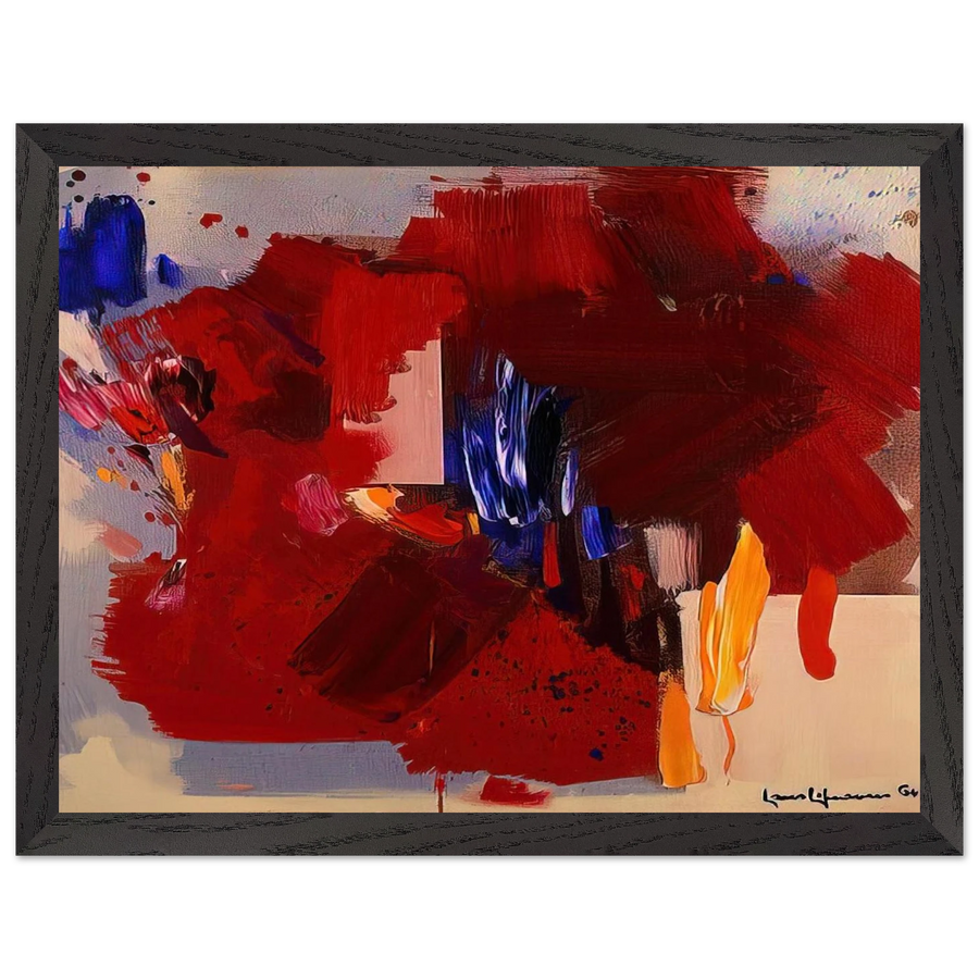 The Clash by Hans Hofmann — Framed art print at Zephyeer