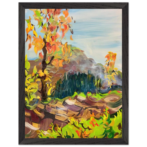 Milseburg in a Röhn Landscape by Konrad Zuse — Framed art print at Zephyeer