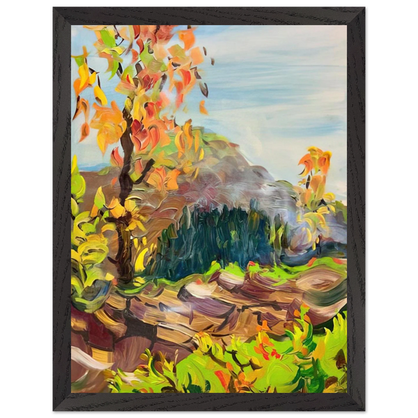 Milseburg in a Röhn Landscape by Konrad Zuse — Framed art print at Zephyeer