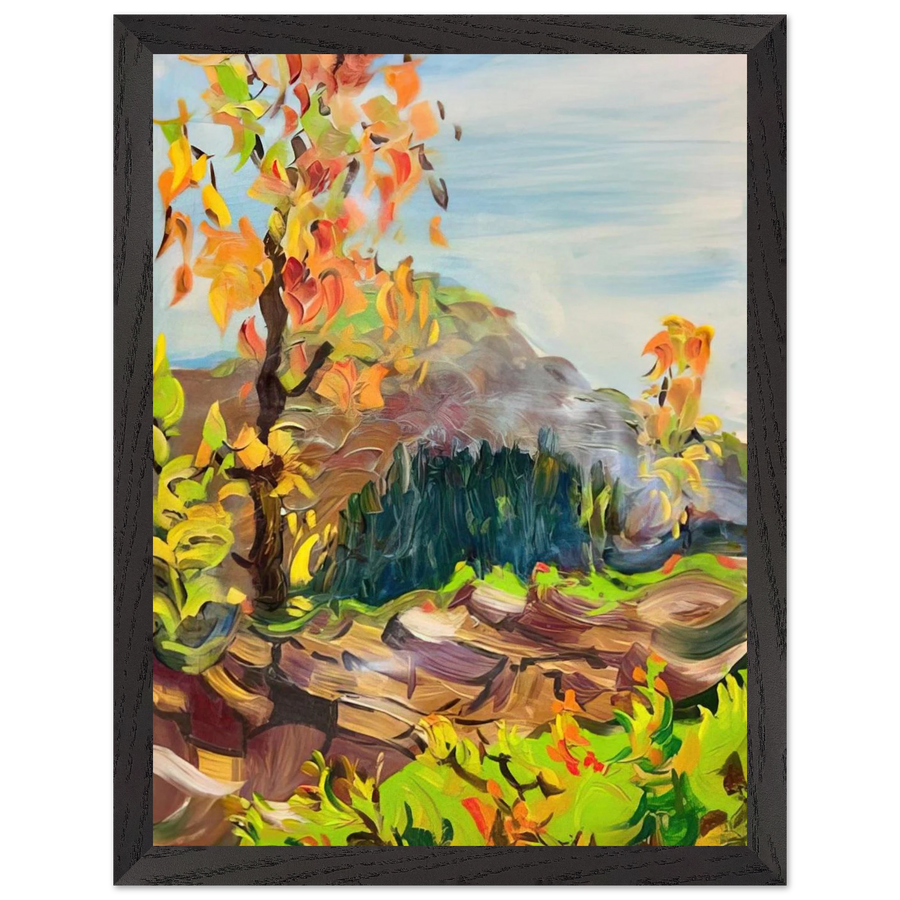Milseburg in a Röhn Landscape by Konrad Zuse — Framed art print at Zephyeer