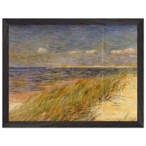 THE DUNES ZWIN KNOKKE 1887 by Theo van Rysselberghe — Framed art print at Zephyeer