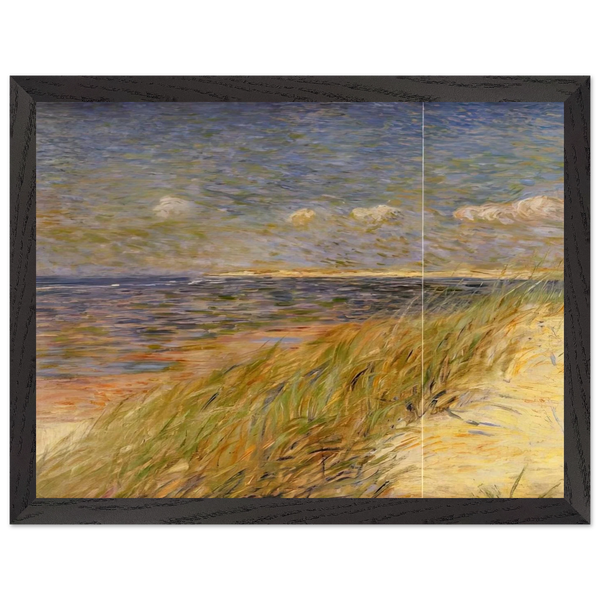 THE DUNES ZWIN KNOKKE 1887 by Theo van Rysselberghe — Framed art print at Zephyeer