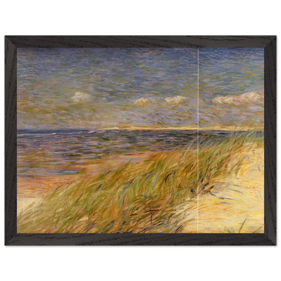 THE DUNES ZWIN KNOKKE 1887 by Theo van Rysselberghe — Framed art print at Zephyeer
