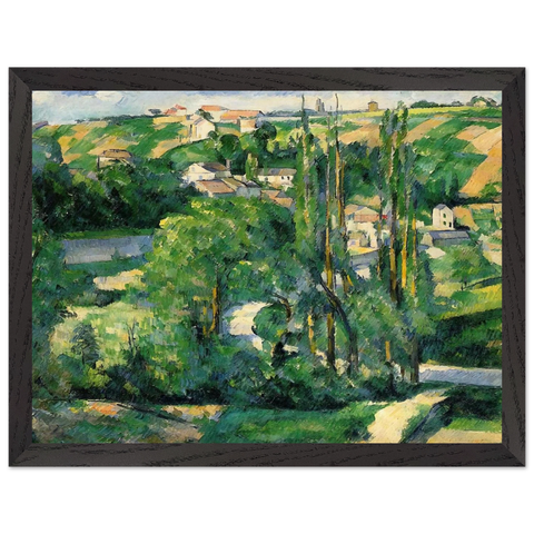 Cote du Galet, at Pontoise by Paul Cézanne — Framed art print at Zephyeer