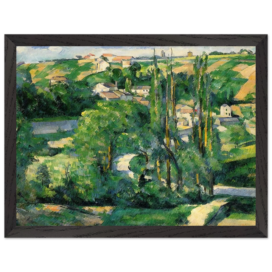Cote du Galet, at Pontoise by Paul Cézanne — Framed art print at Zephyeer