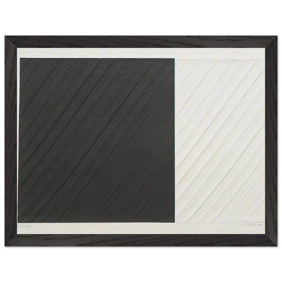 Untitled - 1991 by Pierre Soulages — Framed art print at Zephyeer